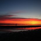 Föhr - Sonnenuntergang vor Goting