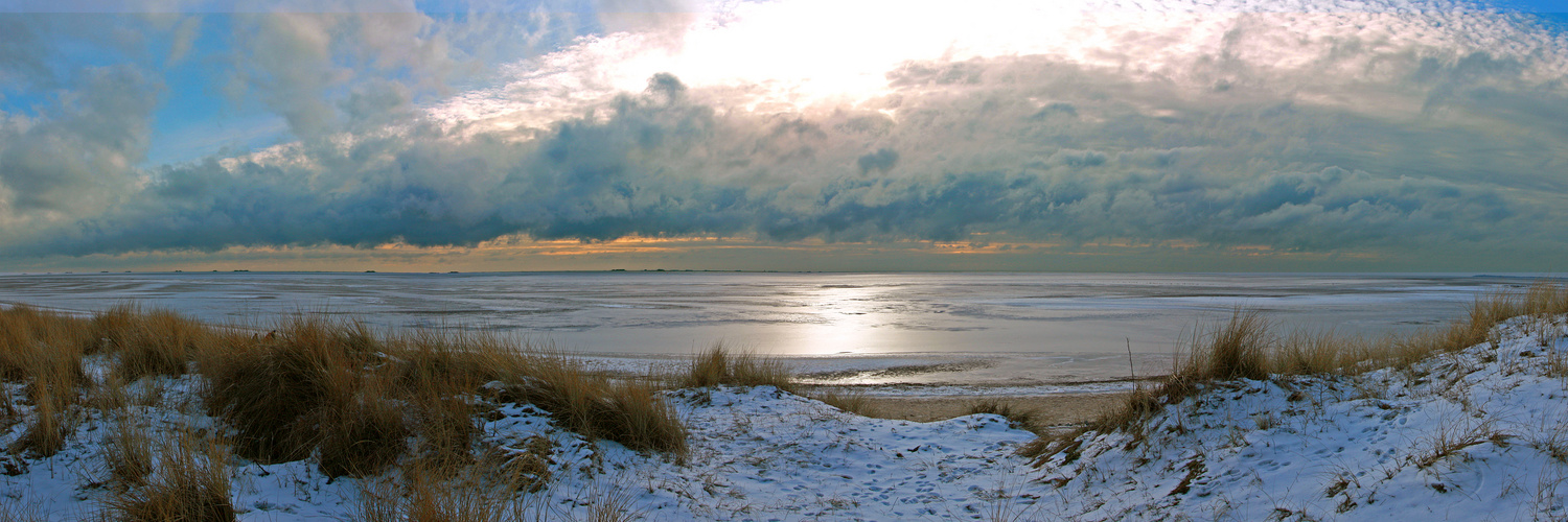 Föhr Strand Dünen Panorama