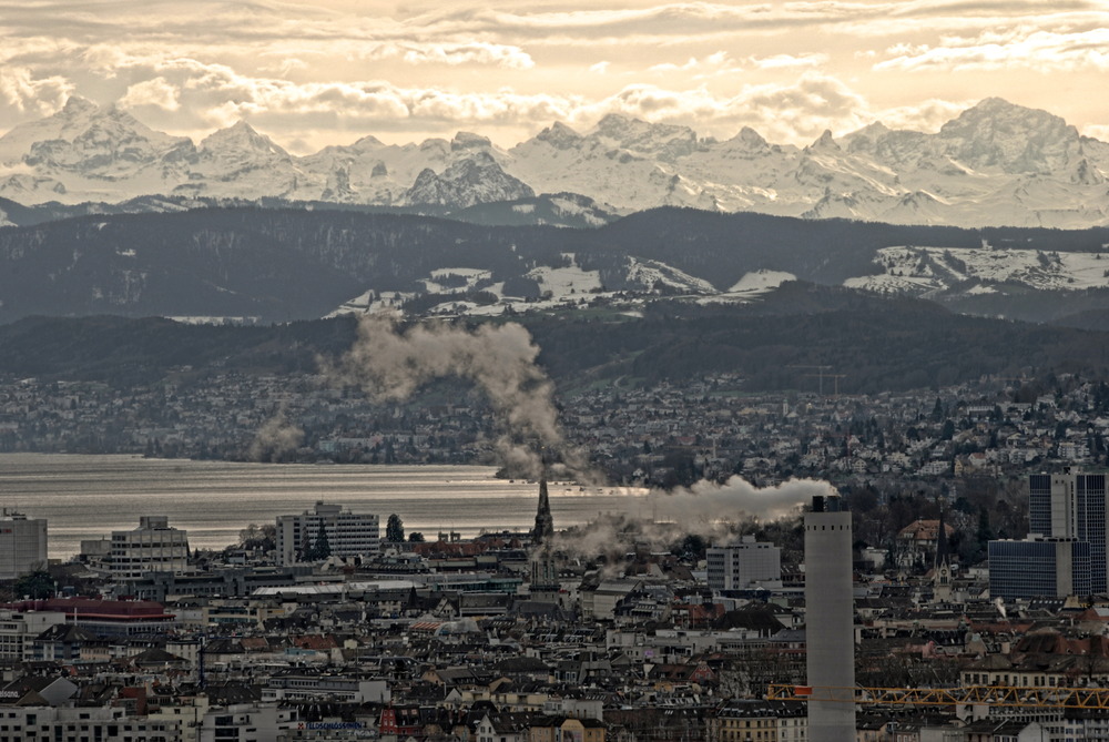 Fön über Zürich zwei