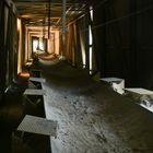 Förderband in einer ehemaligen Zementfabrik in Haccourt (B)