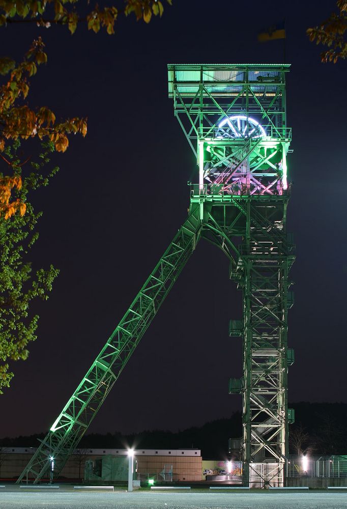 Fördergerüst der Grube Anna in Alsdorf- Annapark