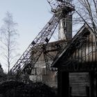 Fördergerüst, irgendwo zwischen Bad Grund und Clausthal-Zellerfeld, Harz