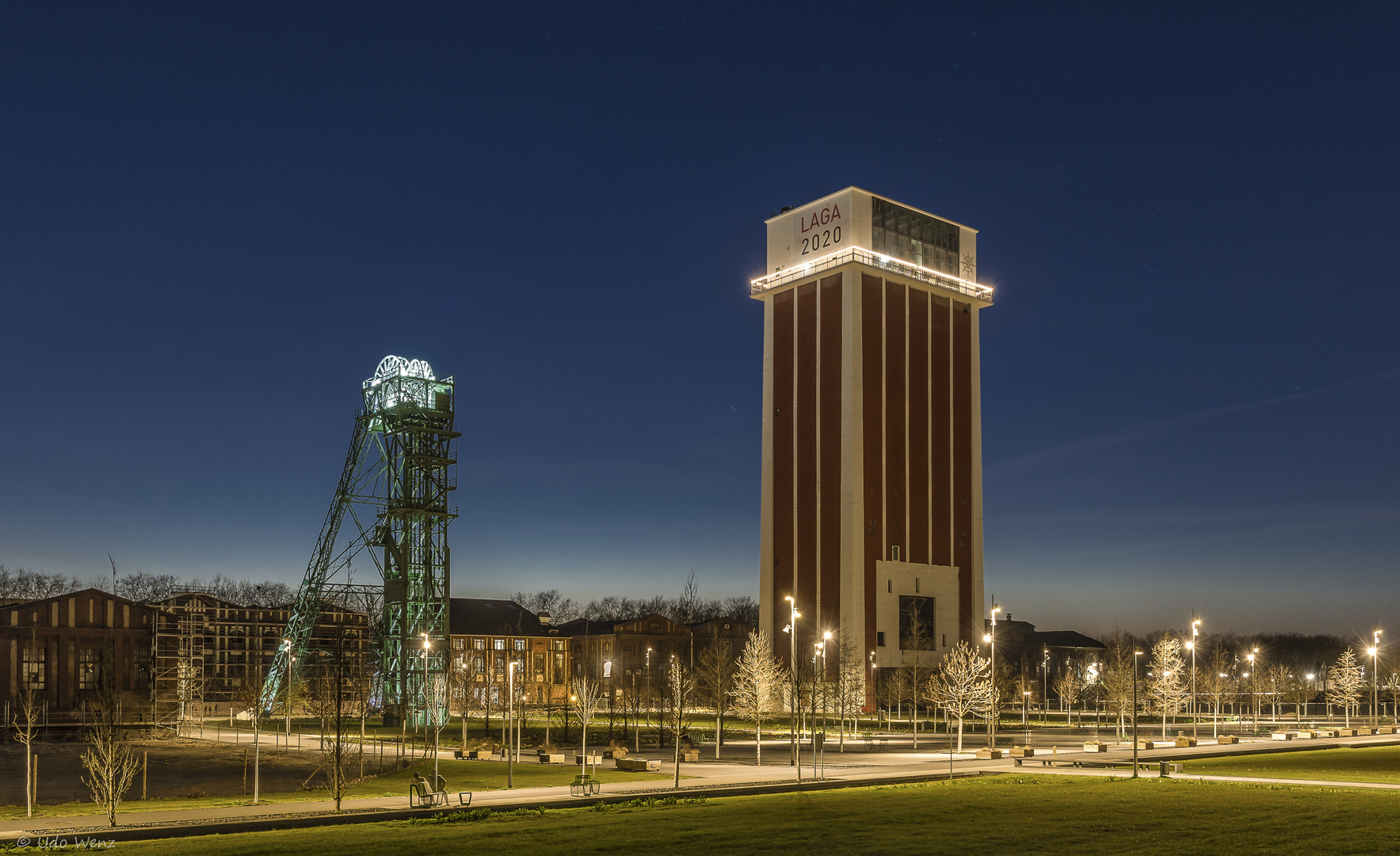 Fördergerüst -und Turm der ehemaligen Zeche Friedrich-Heinrich