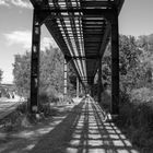 Förderstrecke - Auf der Zeche Zollverein   s/w