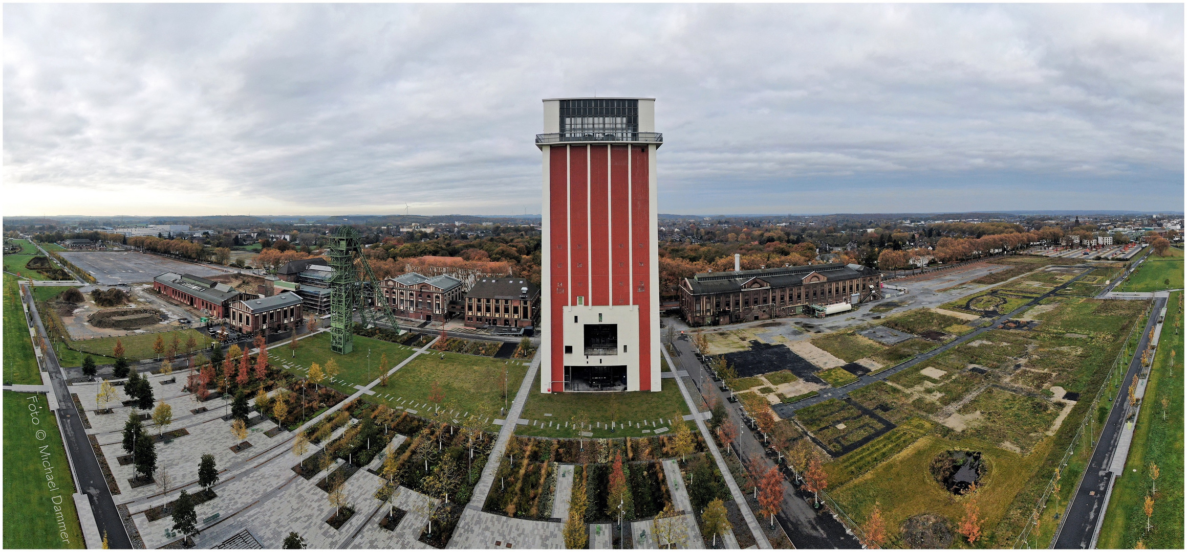 Förderturm Bergwerk West 