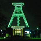Förderturm Bochum bei Nacht