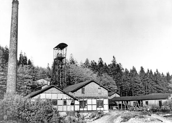 Förderturm der ehemaligen Grube Viktoria (Victoria) bei Kreuztal-Littfeld