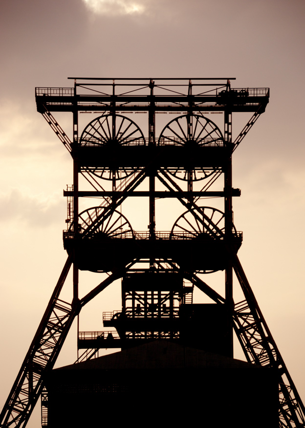 Förderturm der Zeche Consolidation in Gelsenkirchen