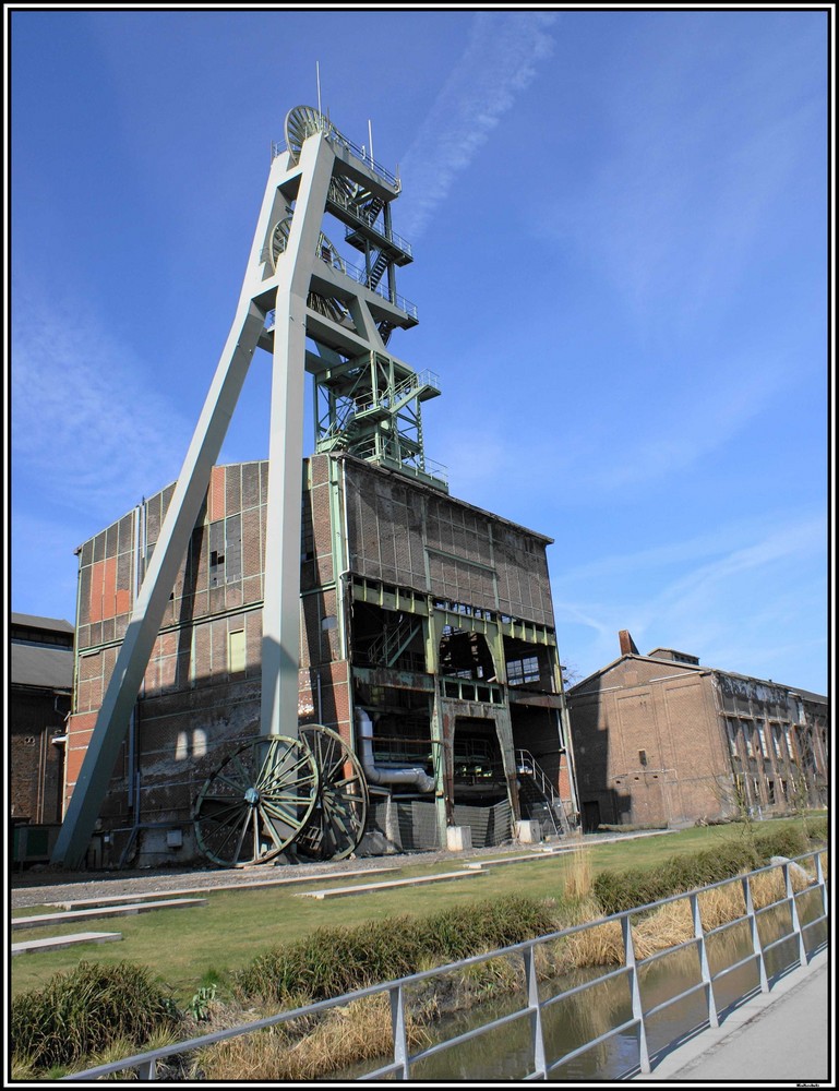 Förderturm der Zeche Ewald in Herten