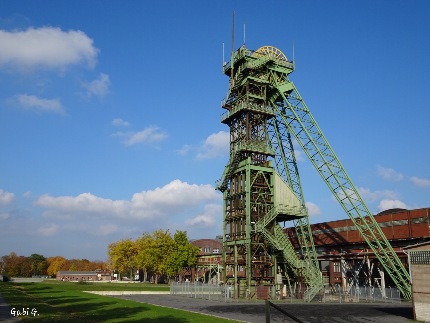 Förderturm der Zeche Westfalen 