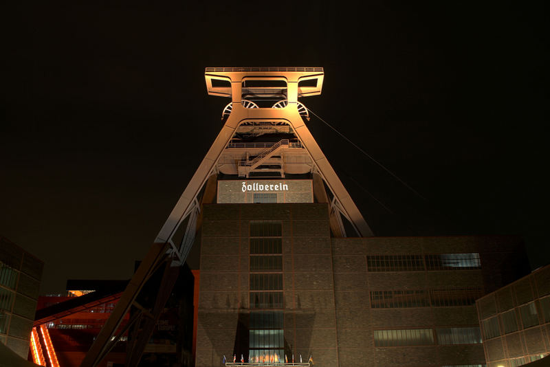 Förderturm der Zeche Zollverein in Essen