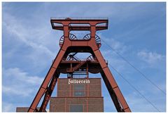 Förderturm der Zeche Zollverein in Essen