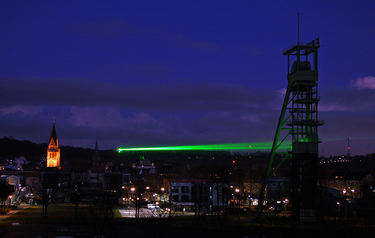 Förderturm Erin im Advent