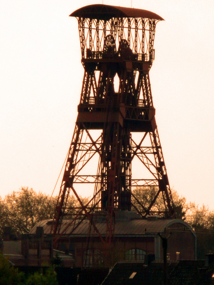 Förderturm im Ruhestand