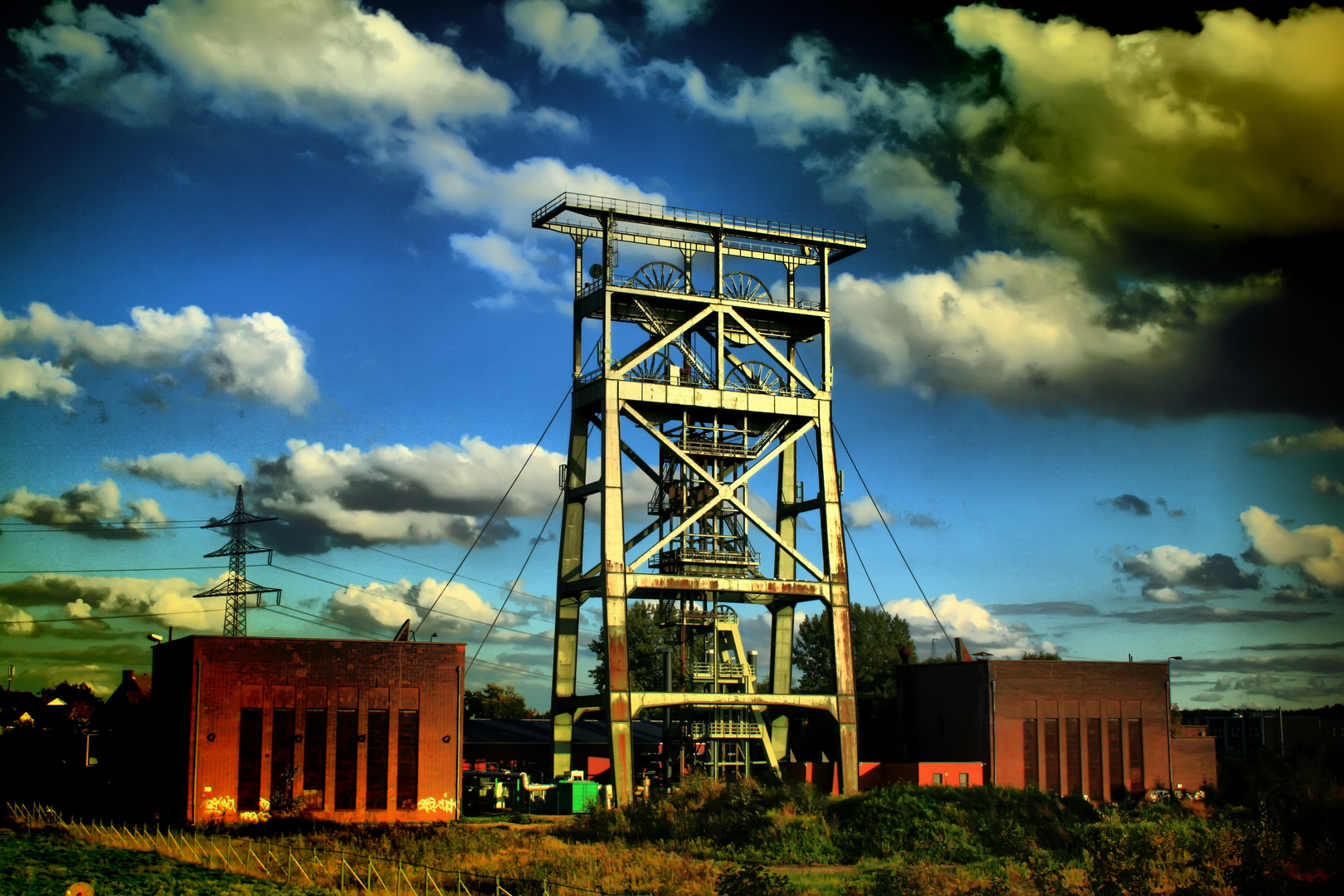 Förderturm in Dortmund