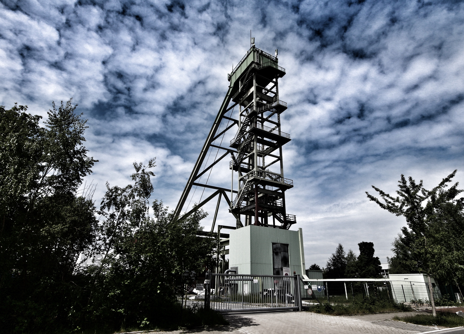 Förderturm in Dortmund-huckarde