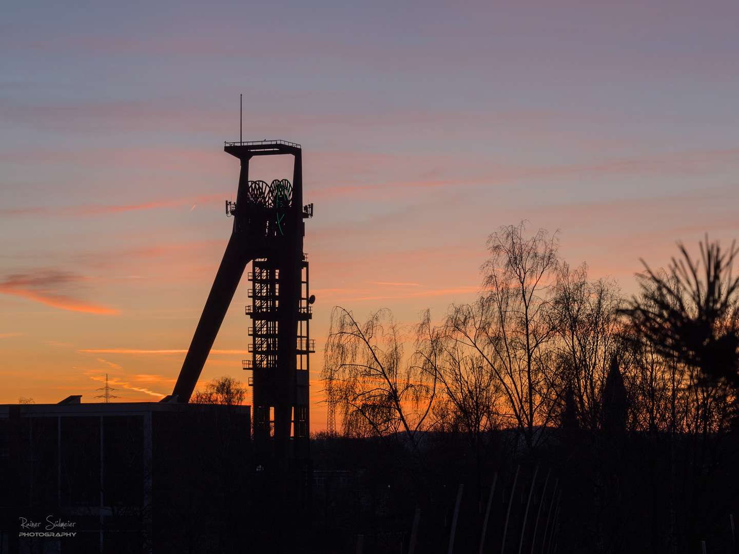 Förderturm Sonnenaufgang, Halde Hoheward