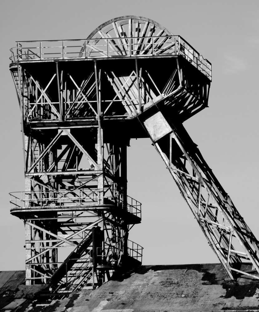 Förderturm Zeche Radbod in Bockum-Hövel