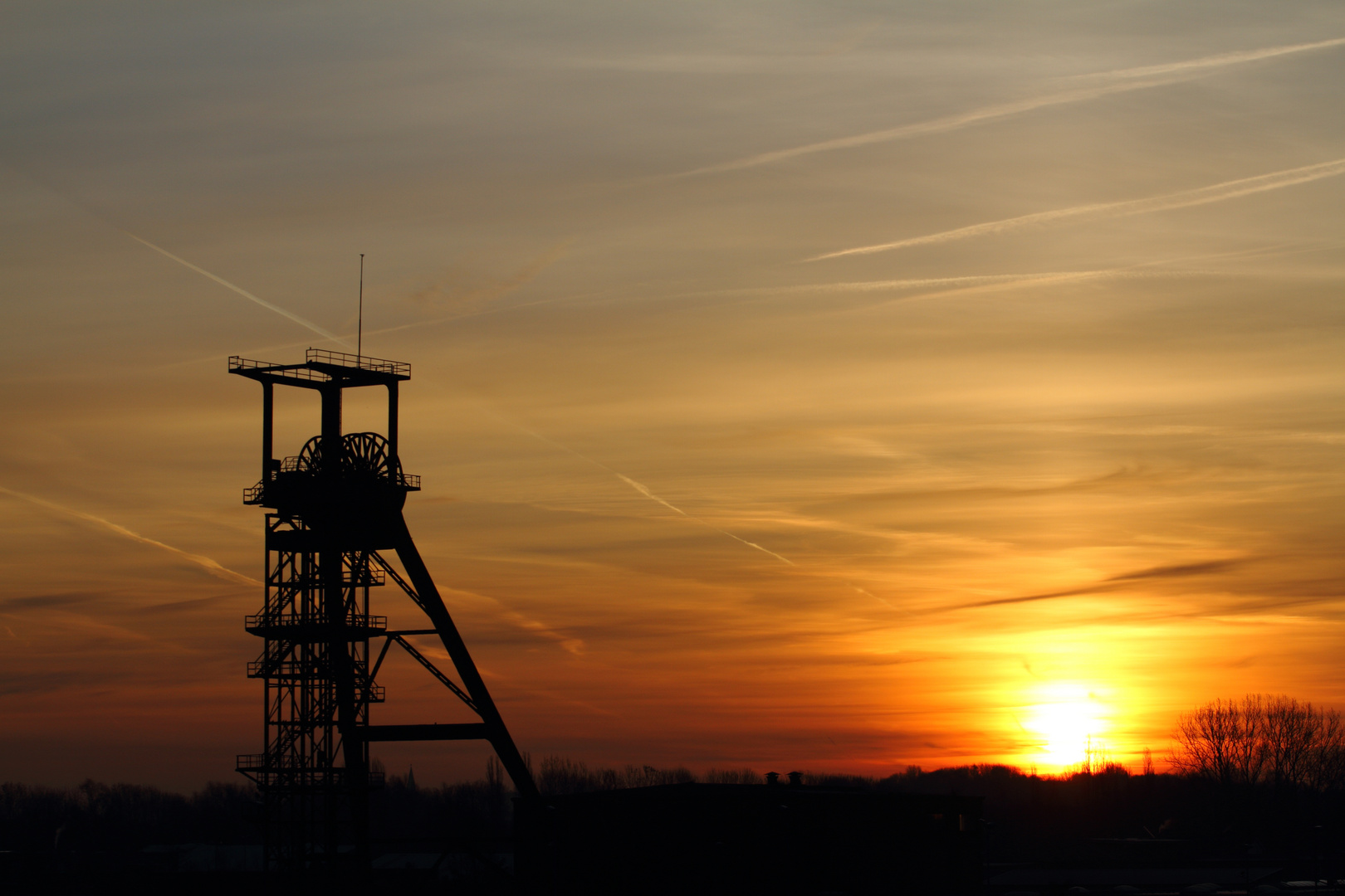 Förderturm Zeche Radbod in Hamm