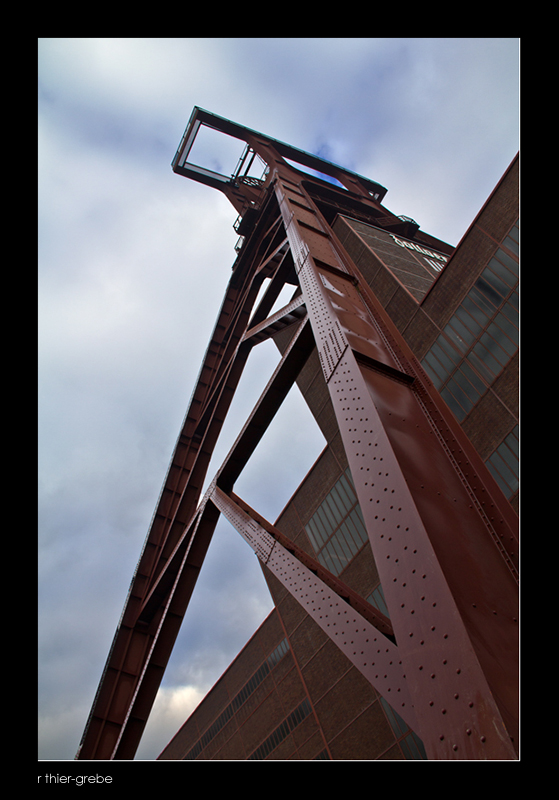 Förderturm, Zeche Zollverein