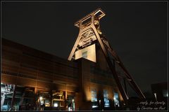 Förderturm, Zeche Zollverein in Essen