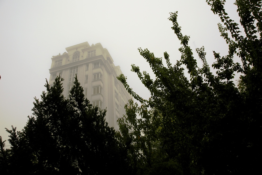 fog and building of my yard (hassan bahrameh)