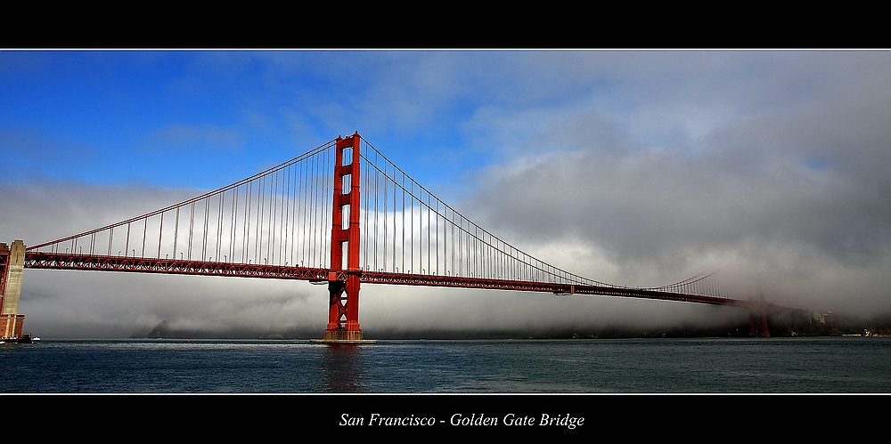 Fog at the Golden Gate Bridge...