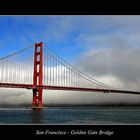 Fog at the Golden Gate Bridge...