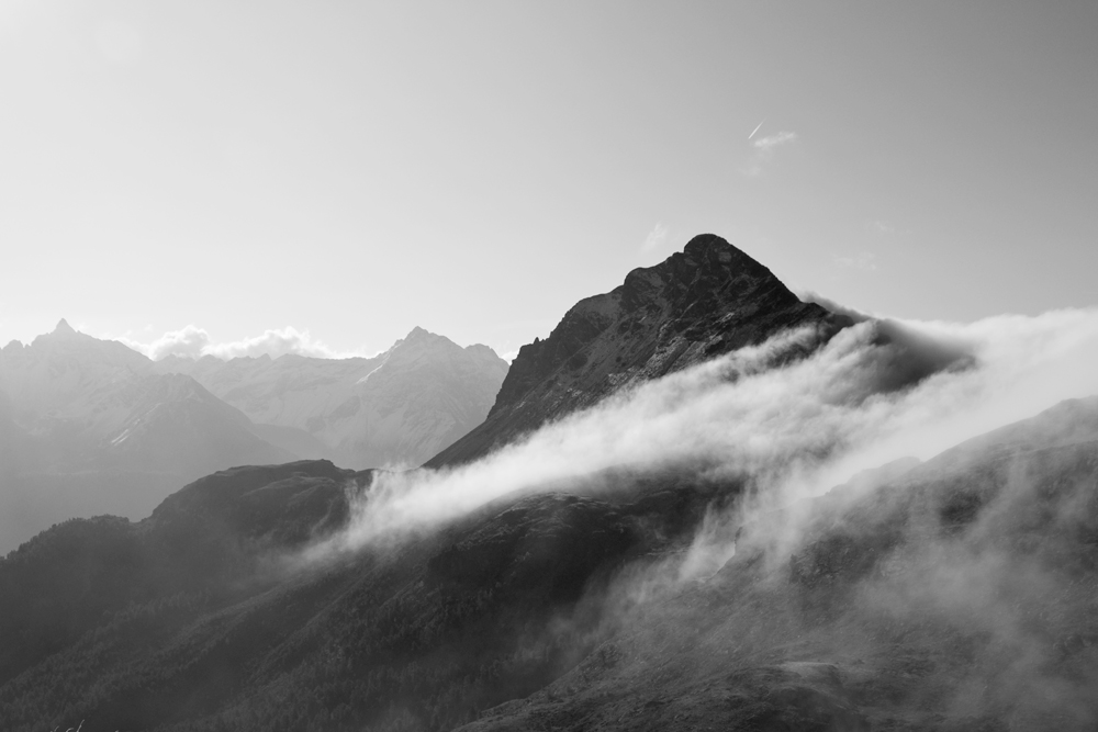 fog on the bernina