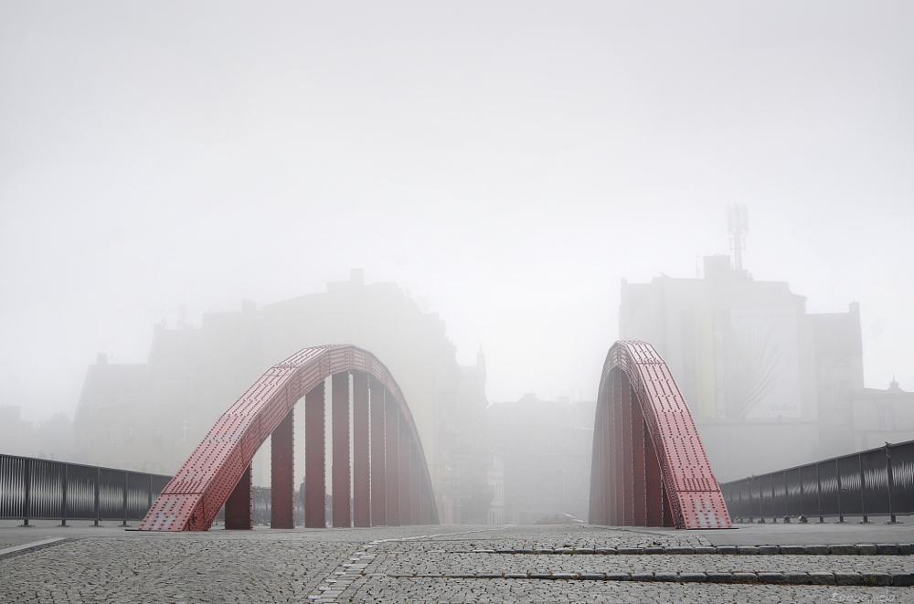 Fog on the bridge.