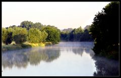 fog on the river