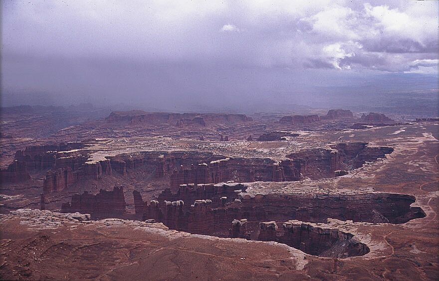 Fog over Grand View Point