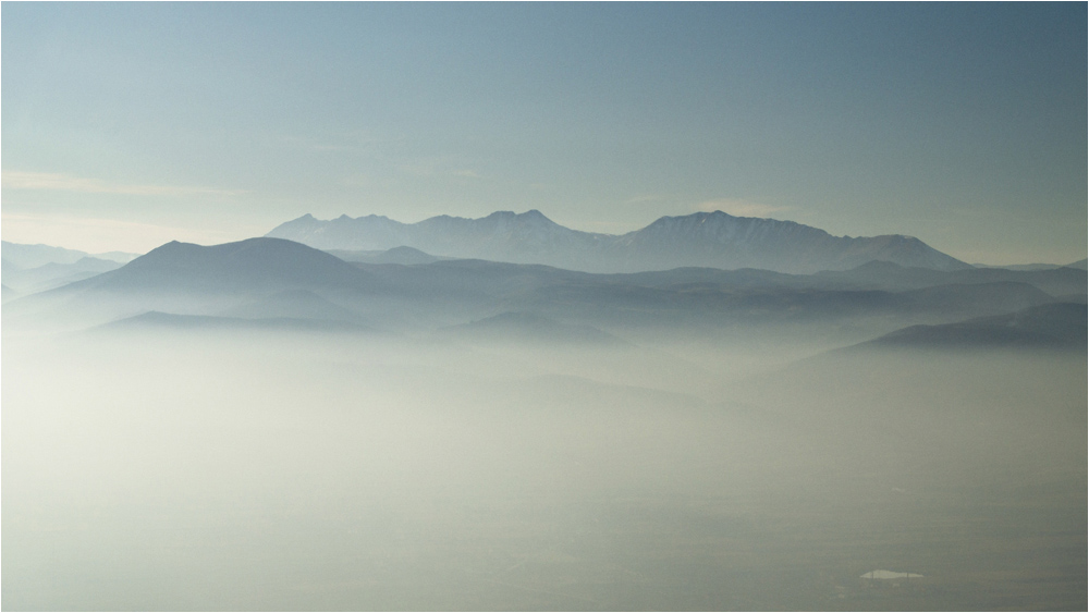 Fog over Korca