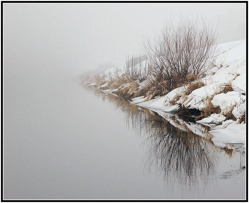 Fog, water and snow