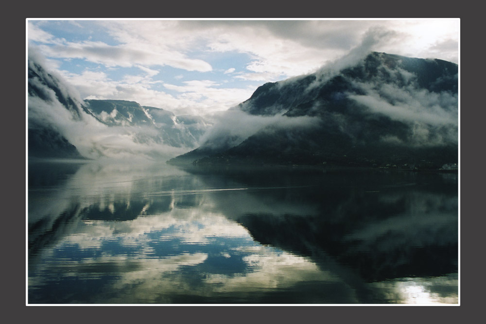 fogged fjord