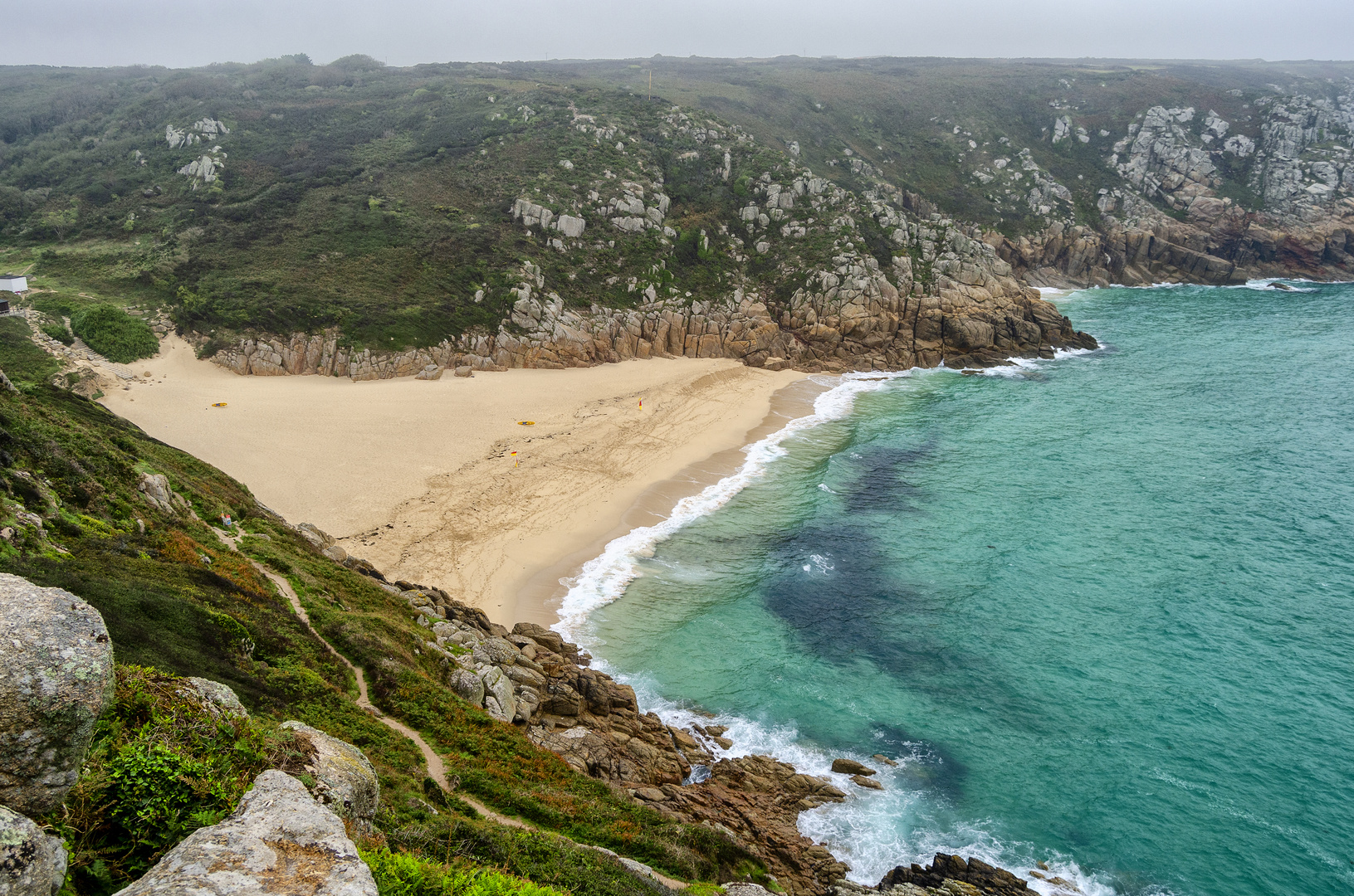 ... foggy beach ...