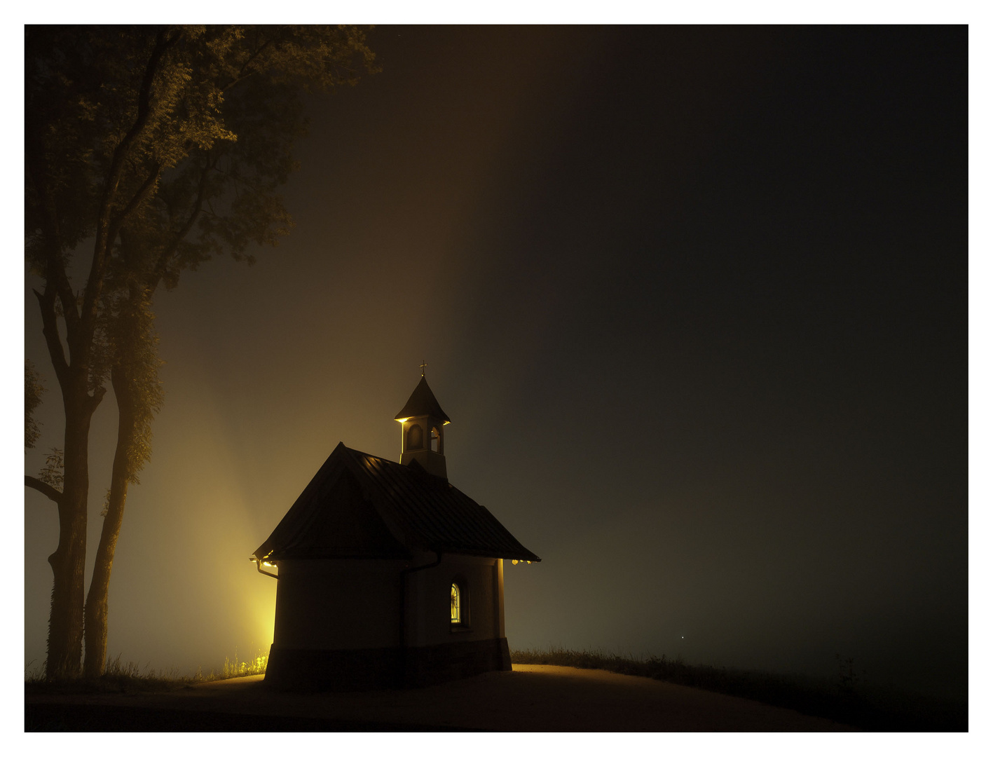 *foggy chapel*