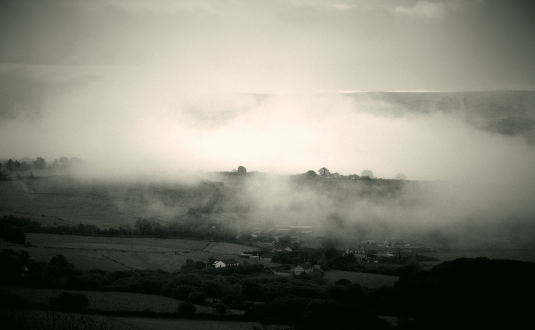 foggy ireland