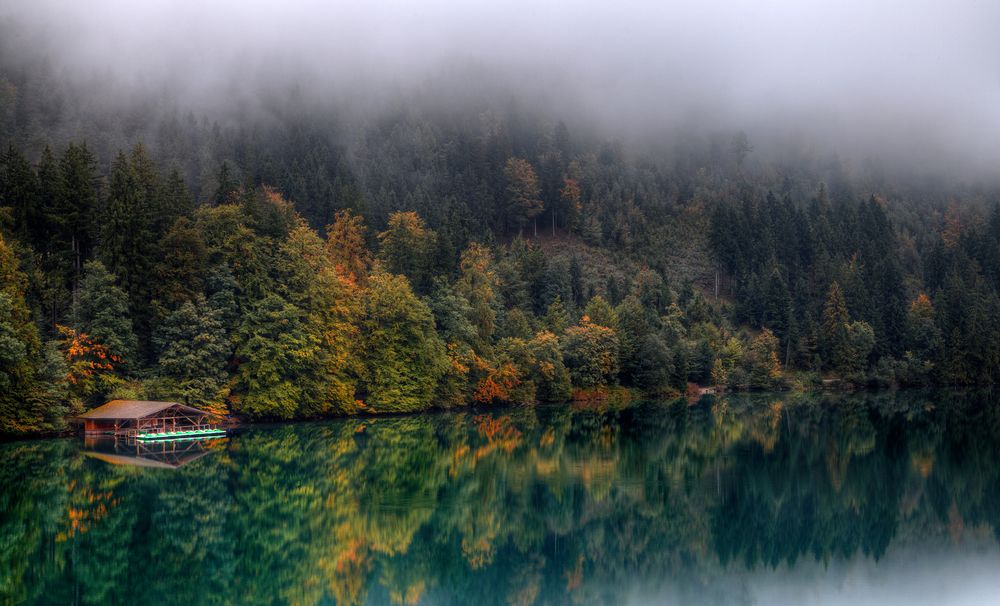 Foggy Lake von TJ Photography 