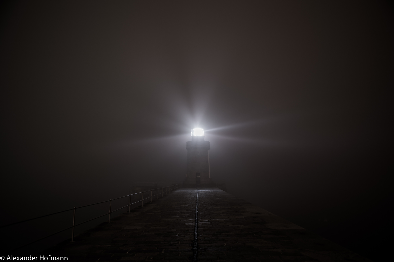 foggy lighthouse