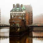 Foggy morning Hamburg 