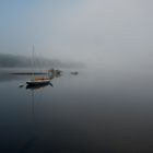 foggy morning in the Adirondack Mountains