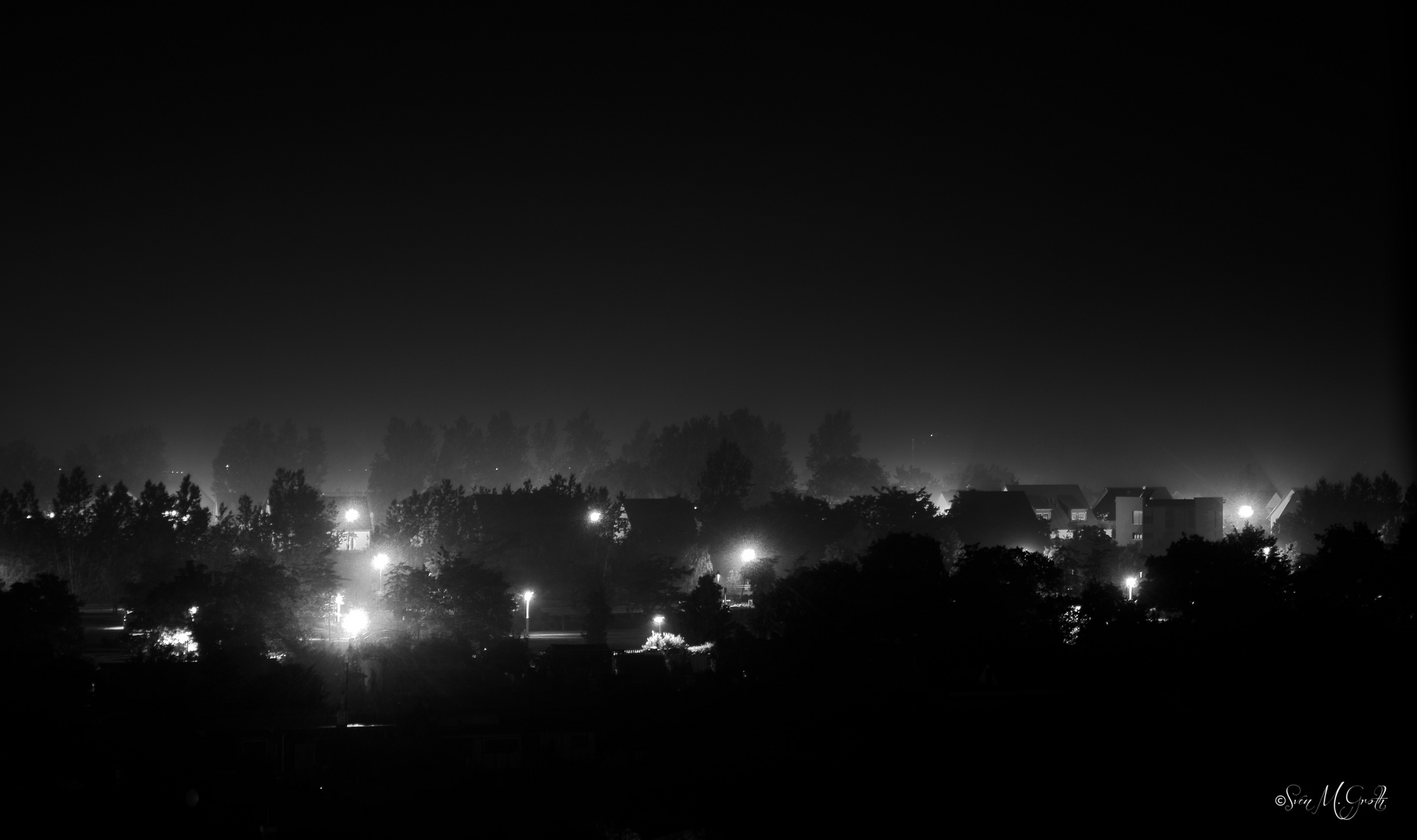 foggy night