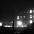 foggy night berlin