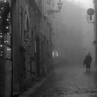 Foggy Ripatransone close to Christmas