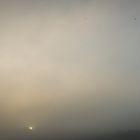 Foggy sunrise