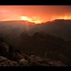 Foggy Sunset in Arizona