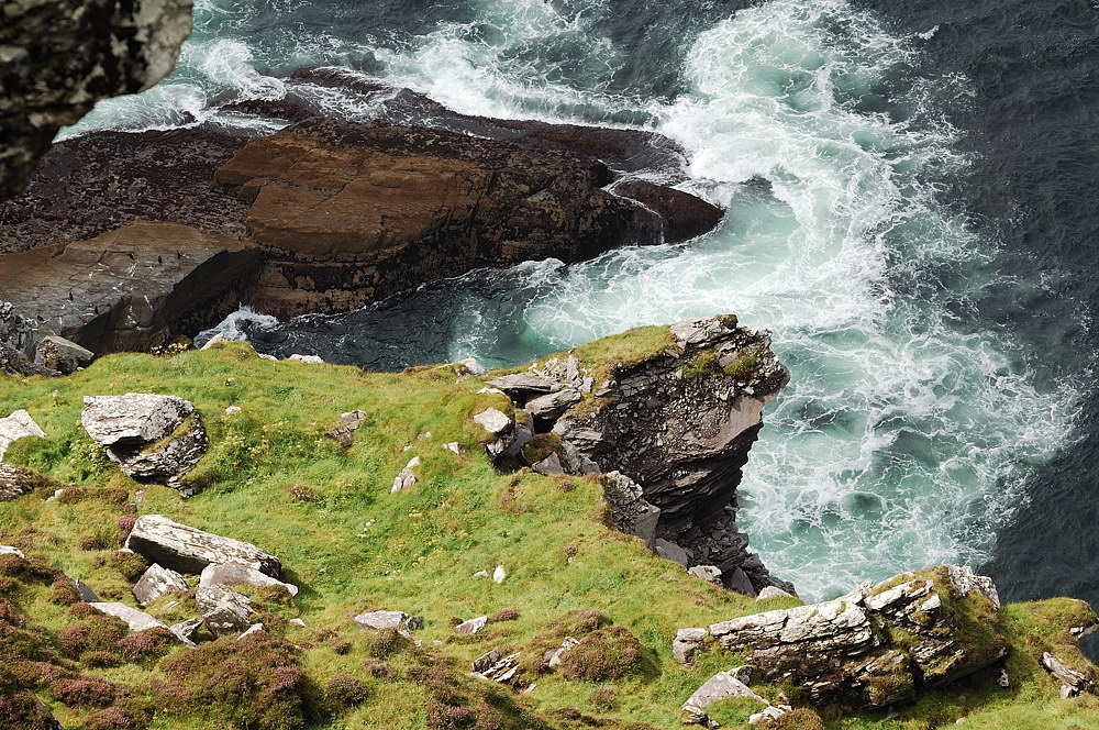 Fogher Cliffs auf Valencia Island nörlich der Halbinsel Iveragh (Ring of Kerry)