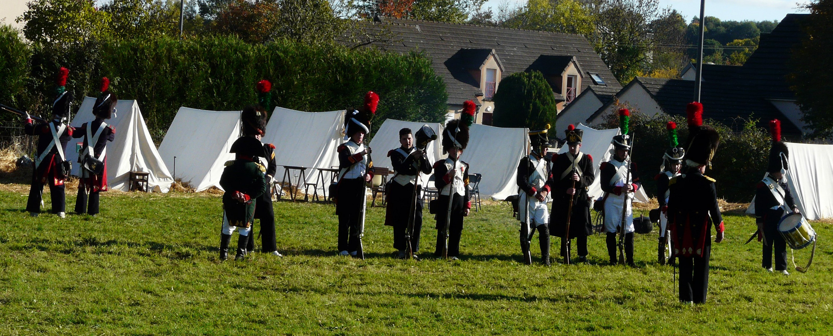 Foire d'Automne à Rémalard les soldats de Napoléon