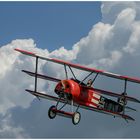 Fokker DR-1 im Steigflug